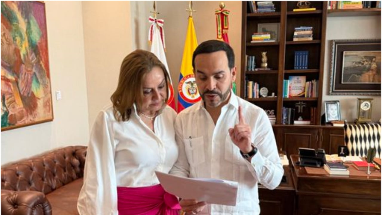 Abelardo De La Espriella y la ministra de Minas