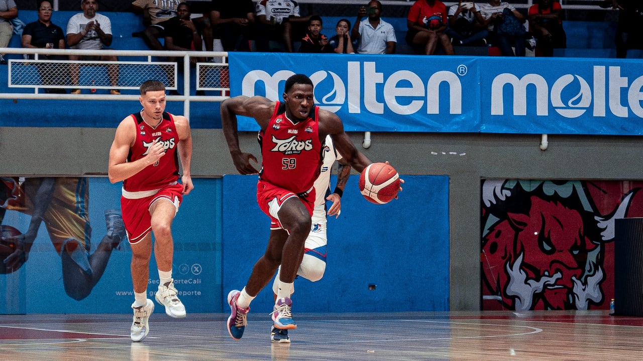 Imagen de un partido de Toros del Valle en la Liga Profesional de Baloncesto.