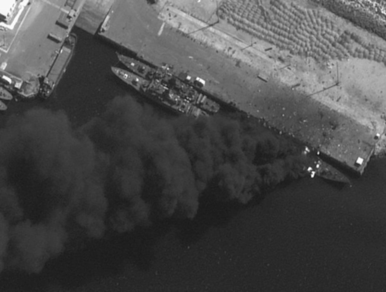 Ataques en la base naval en Konarak, en el sur de Irán.