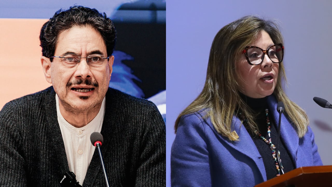 Iván Cepeda y Luz Adriana Camargo.