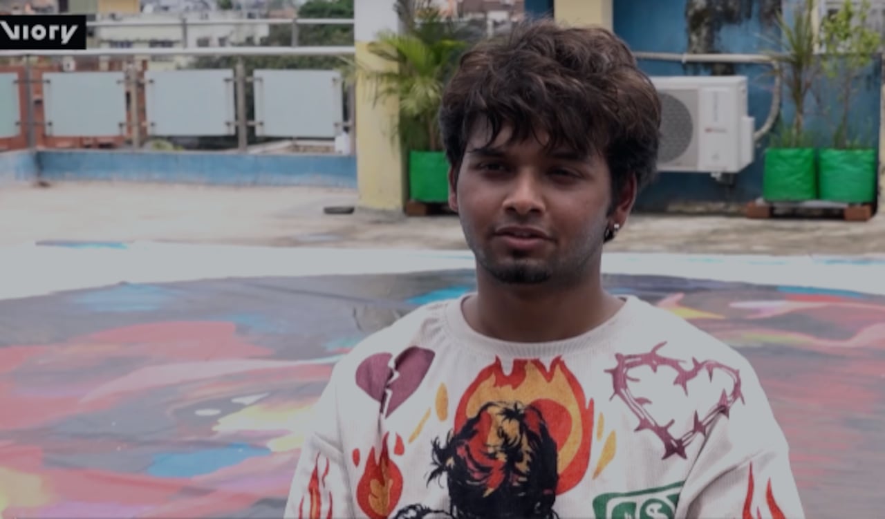 El reconocido artista local Pritam Banerjee decidió rendirle un tributo monumental al capitán.