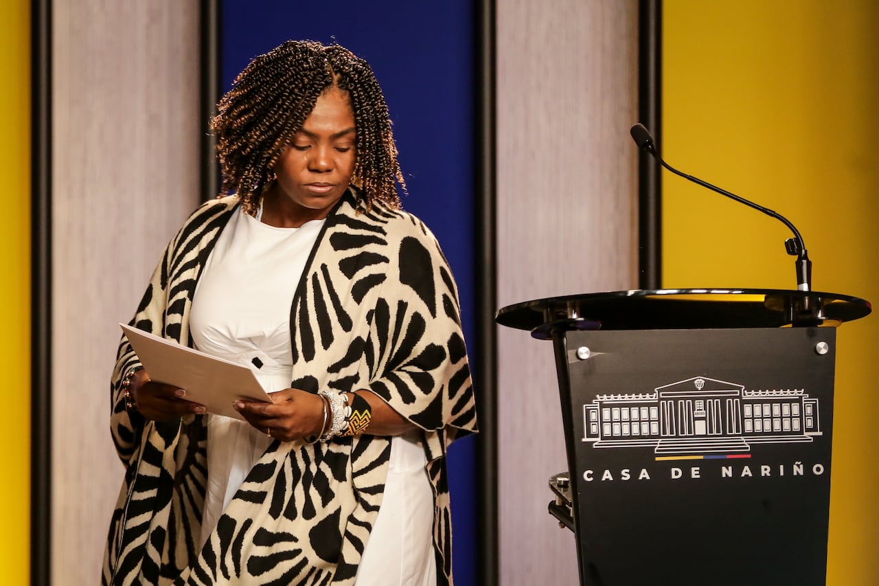 La vicepresidenta Francia Márquez anunció la realización del Foro de Alto Nivel CELAC–África. (Colprensa - Catalina Olaya).