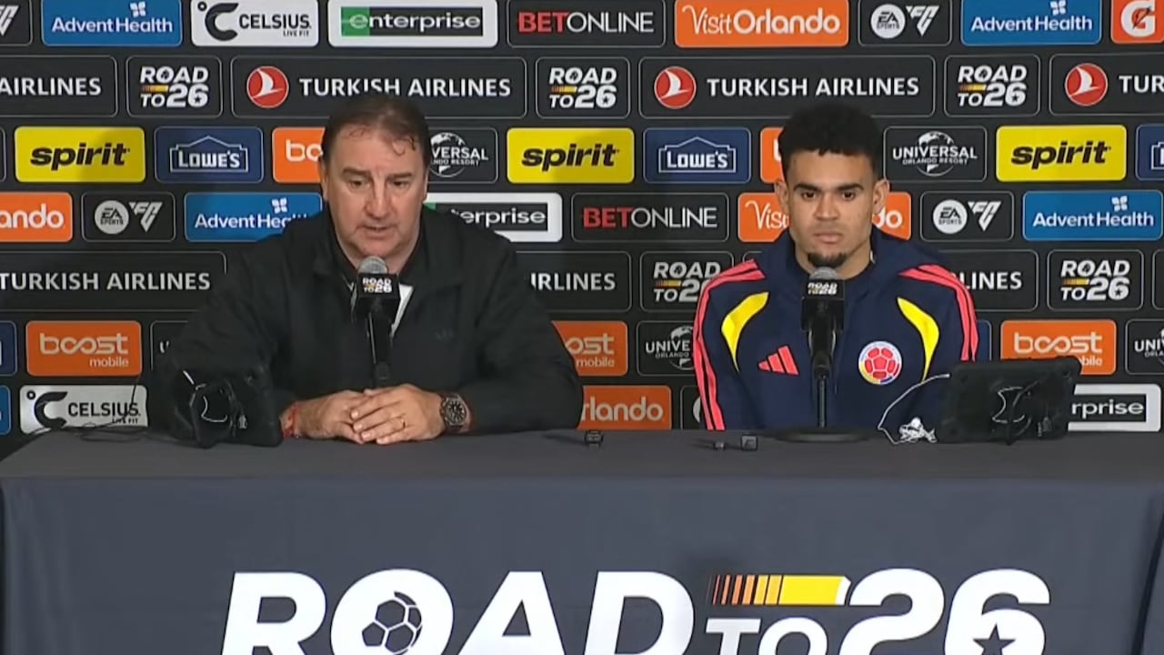 Rueda de prensa de la Selección Colombia