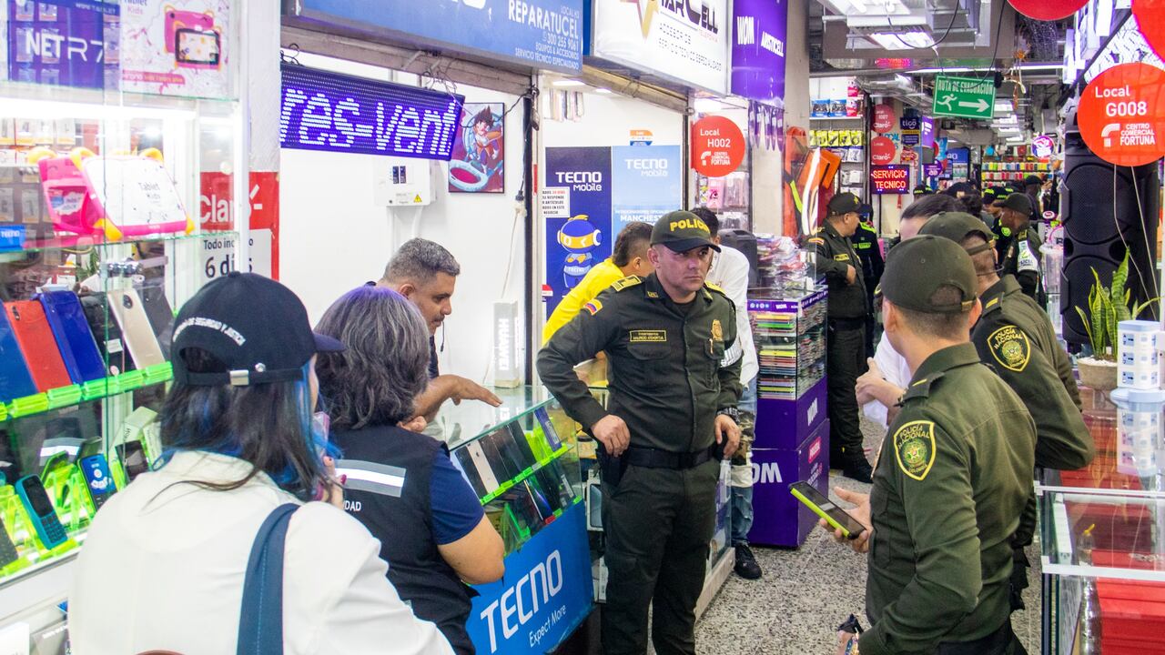 Operativo contra el hurto de celulares en Cali
