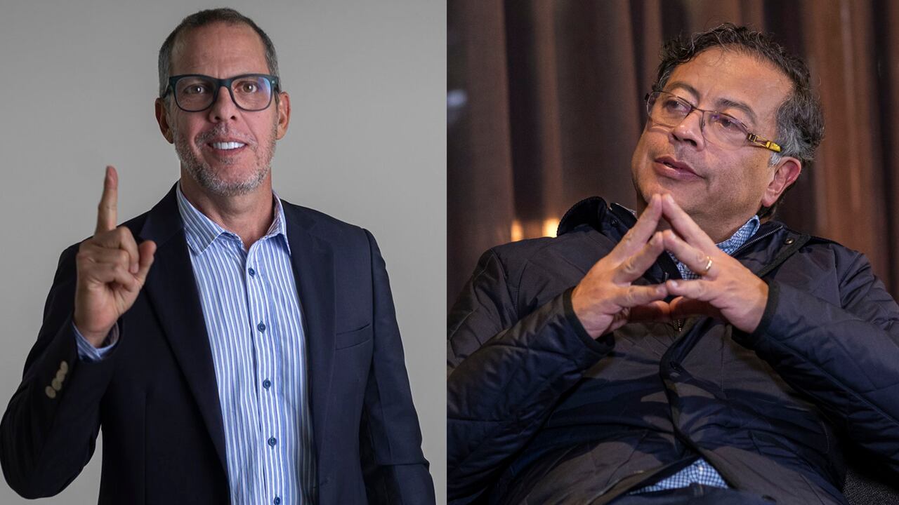 Alfredo Saade y el presidente Gustavo Petro.