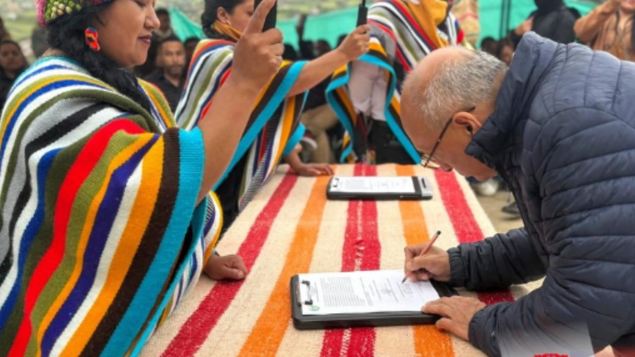 Alcalde de Pasto acompañó posesión de autoridades indígenas.
