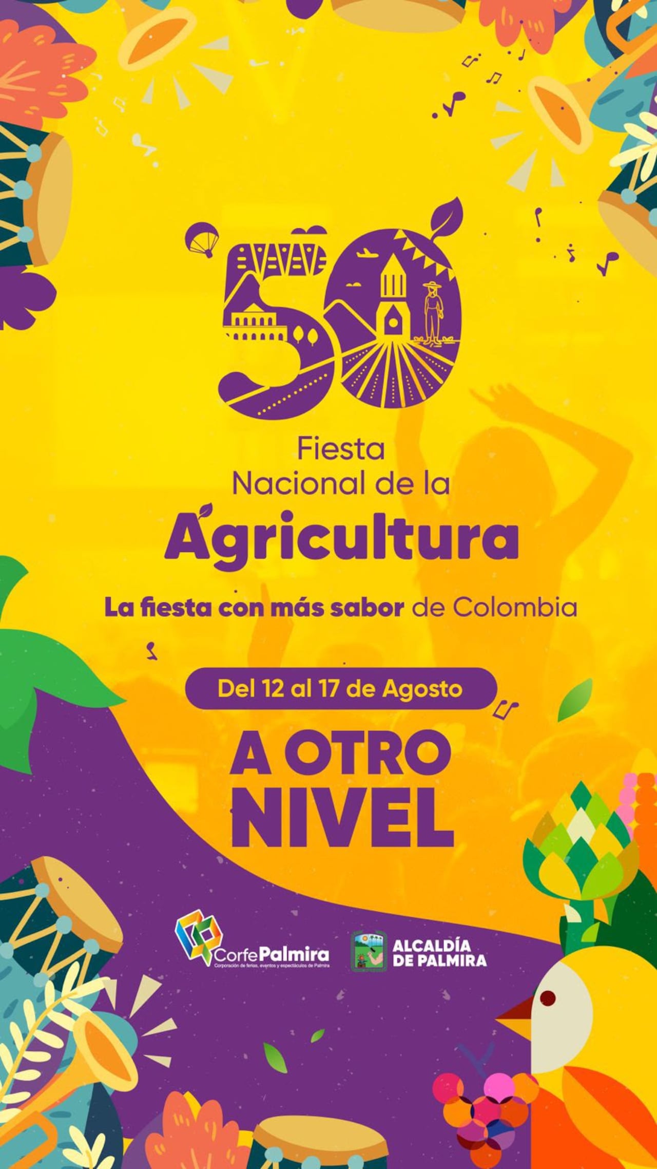 La Fiesta Nacional de la Agricultura en Palmira prevista para este fin de semana fue aplazada. Aún no se tiene nueva fecha para su realización.