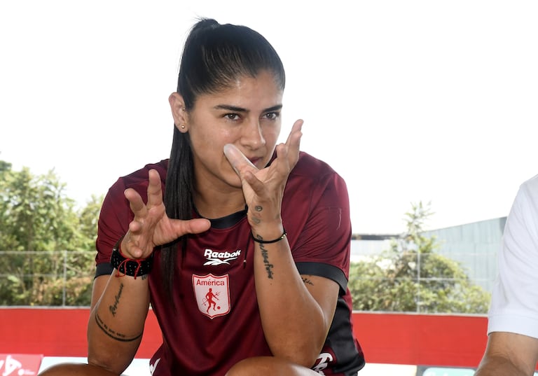 Catalina Usme, futbolista America de Cali.