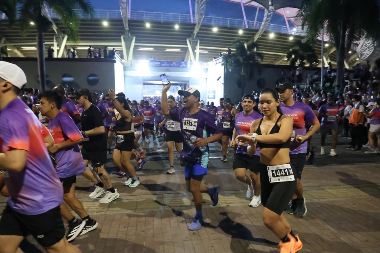 Así se vivió la media maratón de Cali.