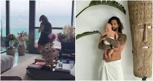Maluma y su hija París