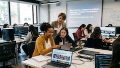 Un informe internacional evidenció que en Colombia las mujeres superan a los hombres en la finalización de cursos de inteligencia artificial generativa.