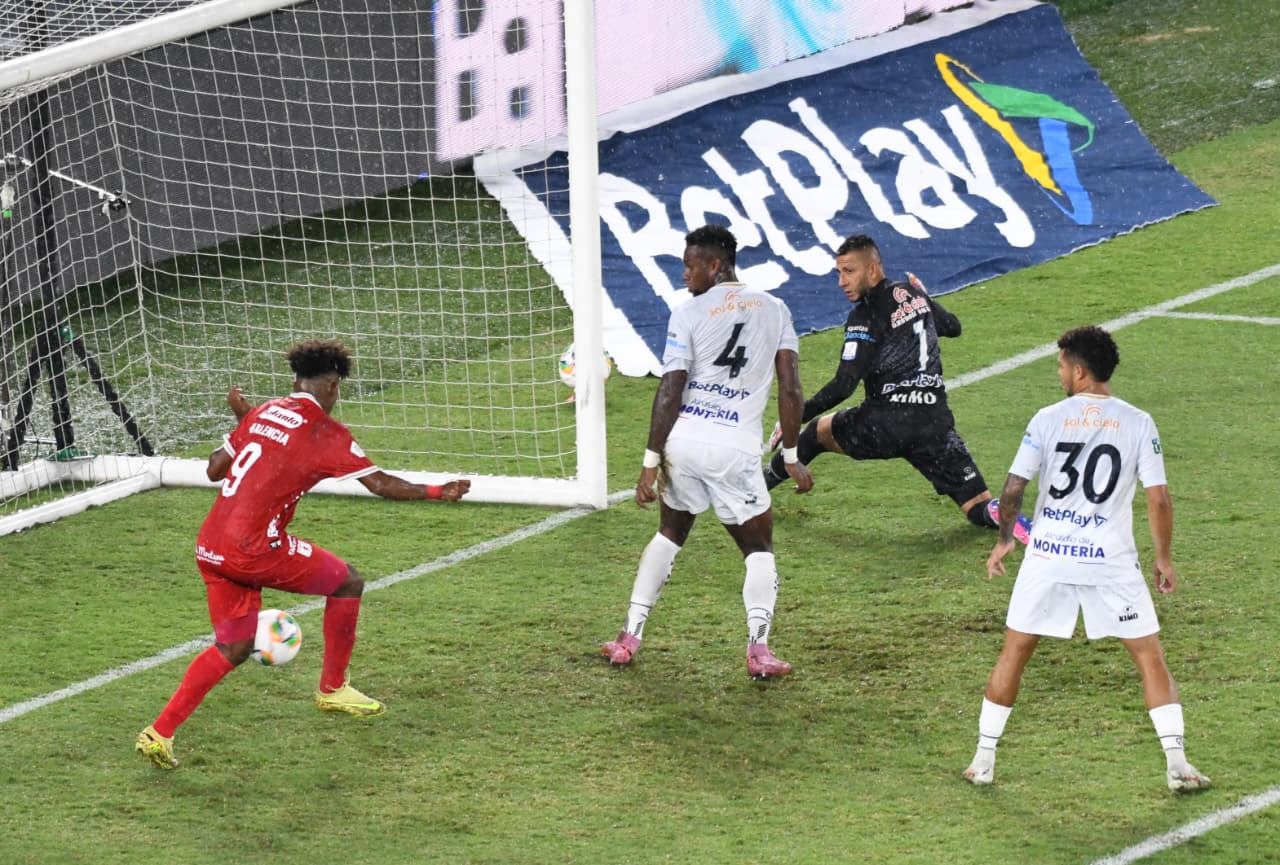 Imagen del partido entre América de Cali y Jaguares de Córdoba por la fecha 8 del primer semestre de la Liga Colombiana 2026.