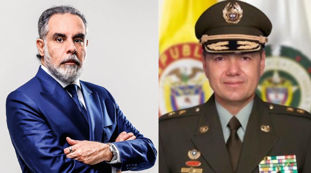 Armando Benedetti y general Edwin Urrego.