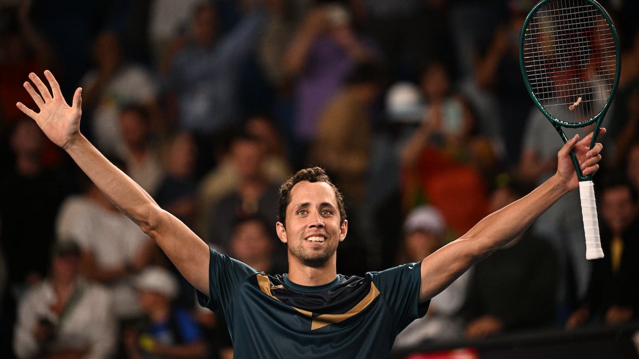 El colombiano venció después de cinco horas al tenista australiano, Jason Kubler.