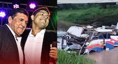 Poncho Zuleta suspendió sus compromisos artísticos en Estados Unidos tras conocer el accidente que dejó dos integrantes de la agrupación de su hijo fallecidos y varios heridos.