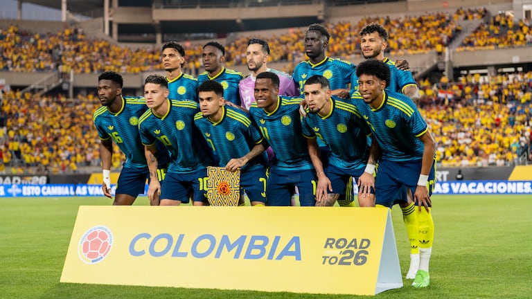 Imagen del partido amistoso entre Colombia y Croacia.