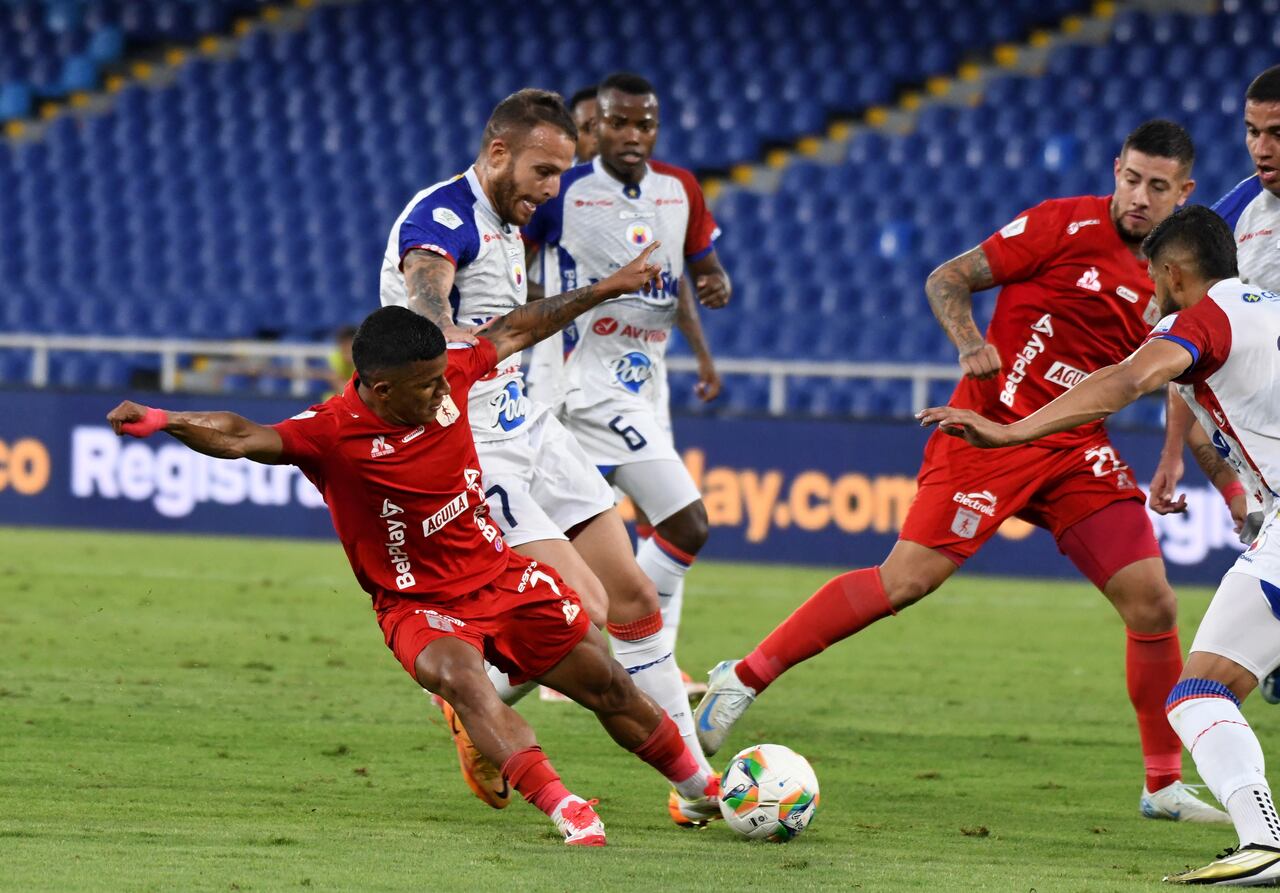 Cali: América de Cali 1 Deportivo Pasto 1. Copa Betplay. foto José L Guzmán. El País.