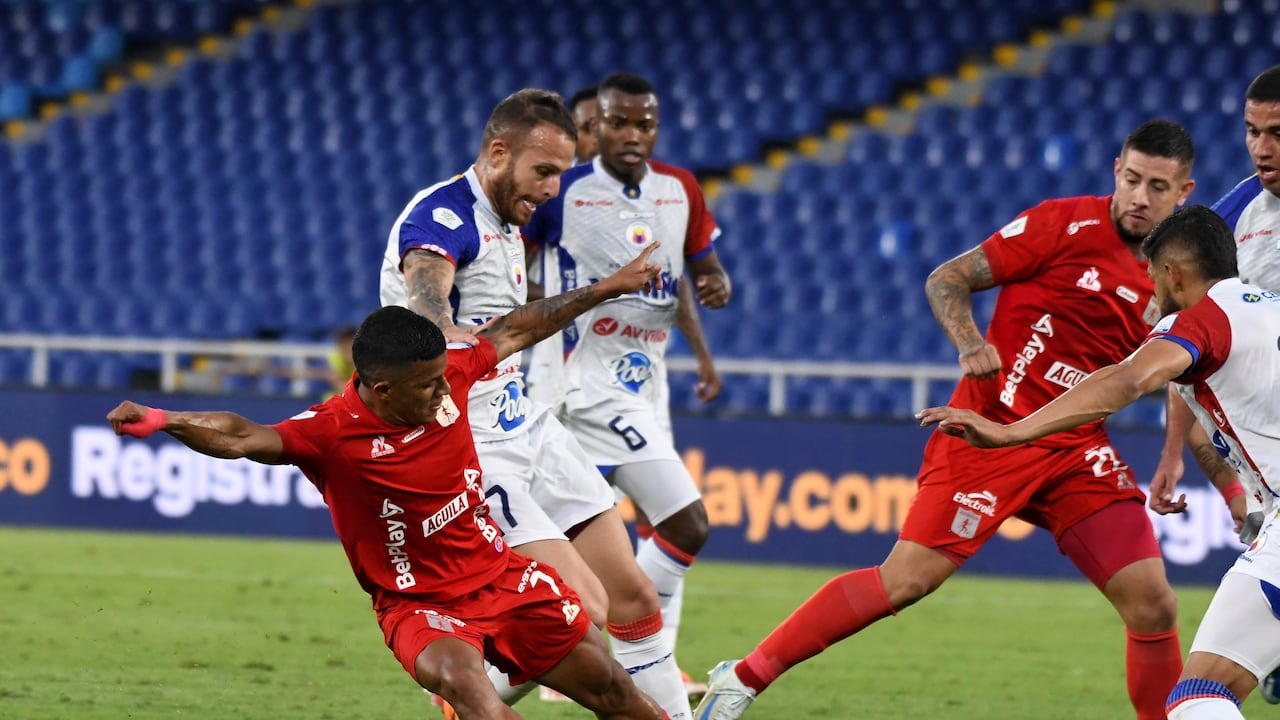 Cali: América de Cali 1 Deportivo Pasto 1. Copa Betplay. foto José L Guzmán. El País.