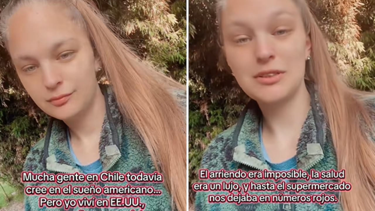 La mujer compartió en redes sociales la experiencia que ha vivido desde que está en Chile.