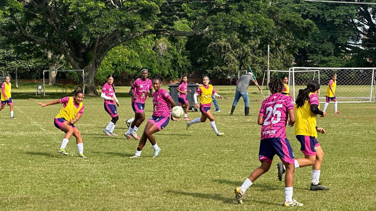 Internacional de Palmira durante uno de sus últimos entrenamientos.
