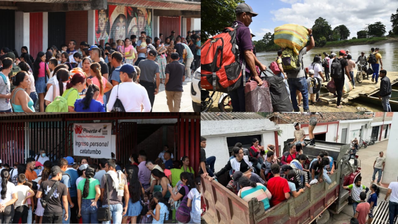 Desplazados en el Catatumbo tras guerra de disidencias de las Farc y del ELN.