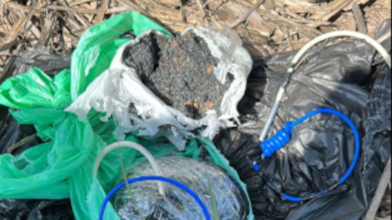 Estos fueron los explosivos encontrados por las autoridades.