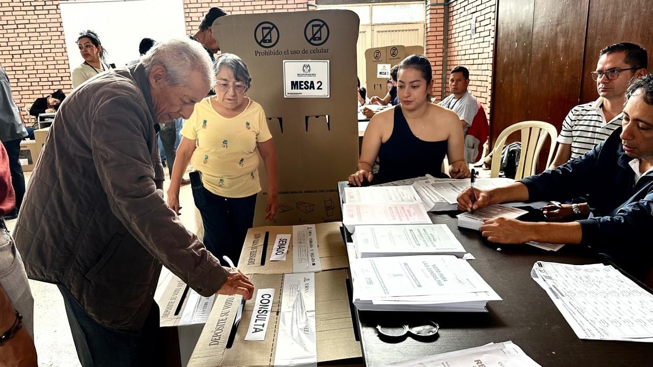 La jornada electoral en el Cauca transcurre en total normalidad.