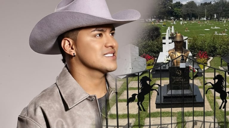 Así luce la nueva tumba de Yeison Jiménez