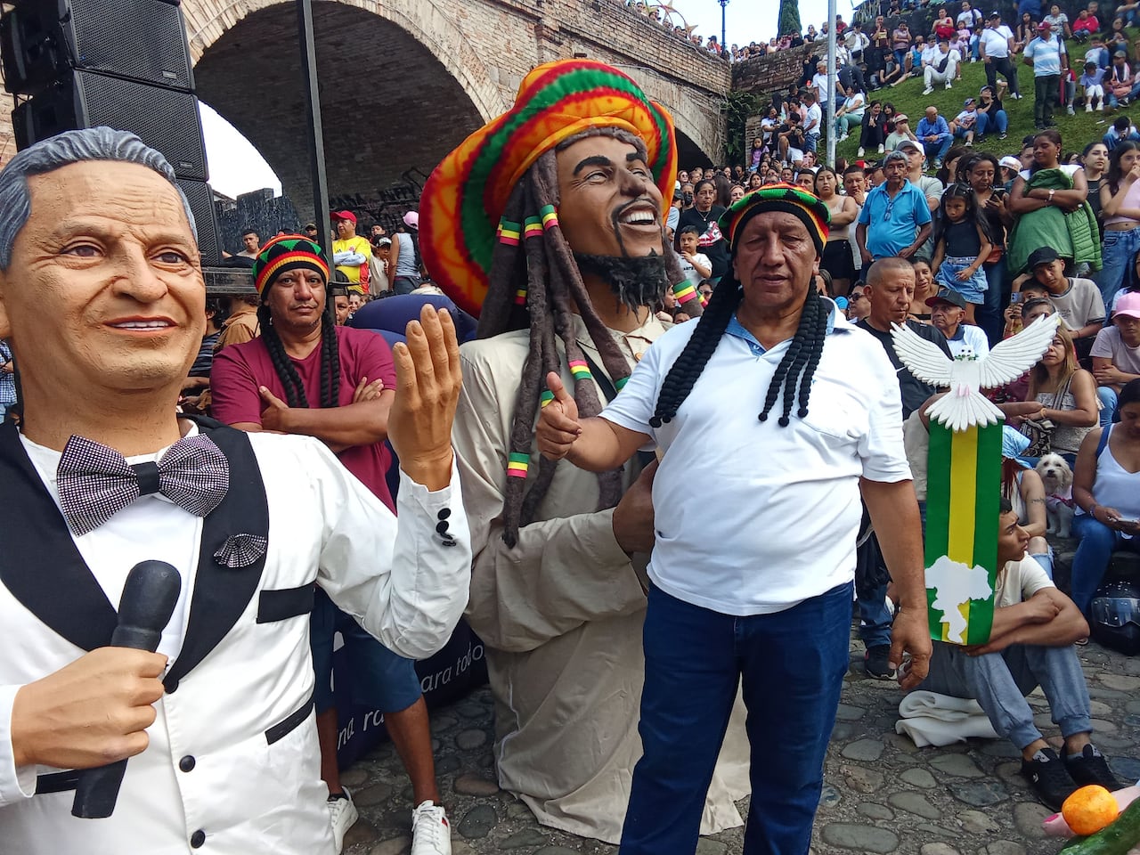 La gente aplaudió efusivamente la presentación del taitapuro de Gustavo Petro, muestra del respaldo que aún cuenta en esta zona del país, a pesar del fracaso de alguna de sus políticas, como fue la Paz Total.