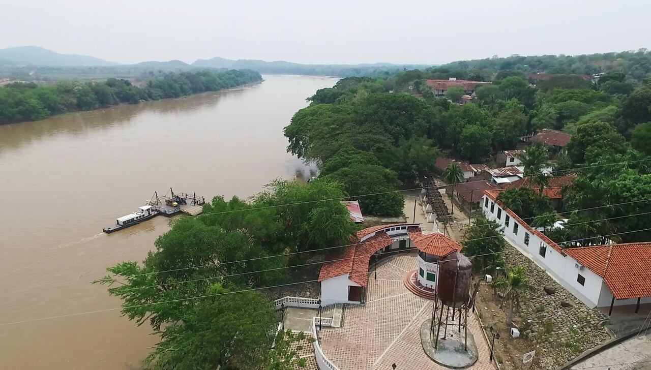 Este pueblo está ubicado a orillas del río Magdalena.