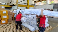 Llegaron a Cali 80 toneladas de ayudas humanitarias desde China.