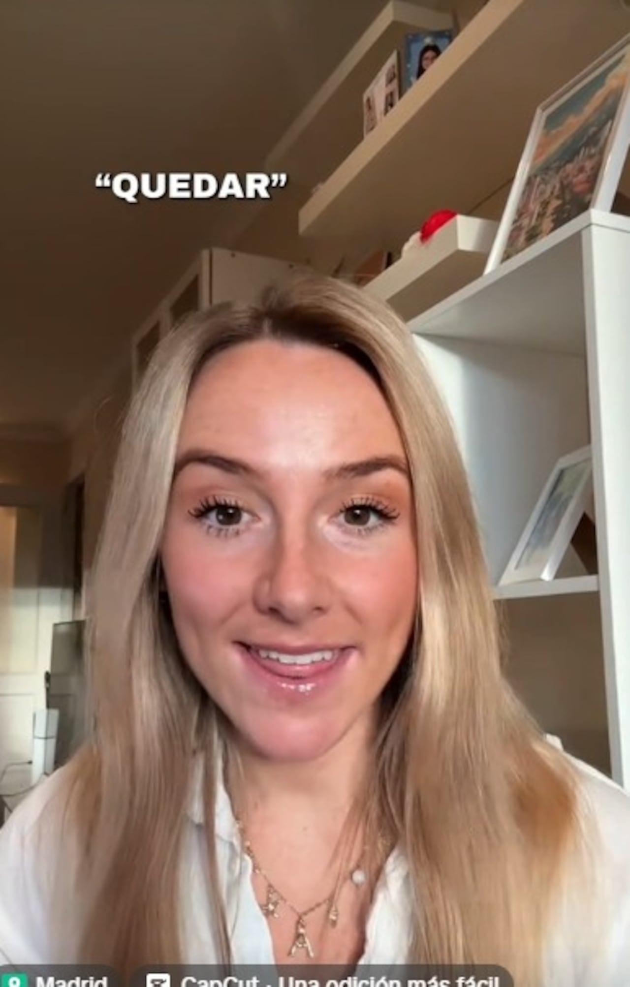 Joven que aprende español desata debate en redes por una palabra