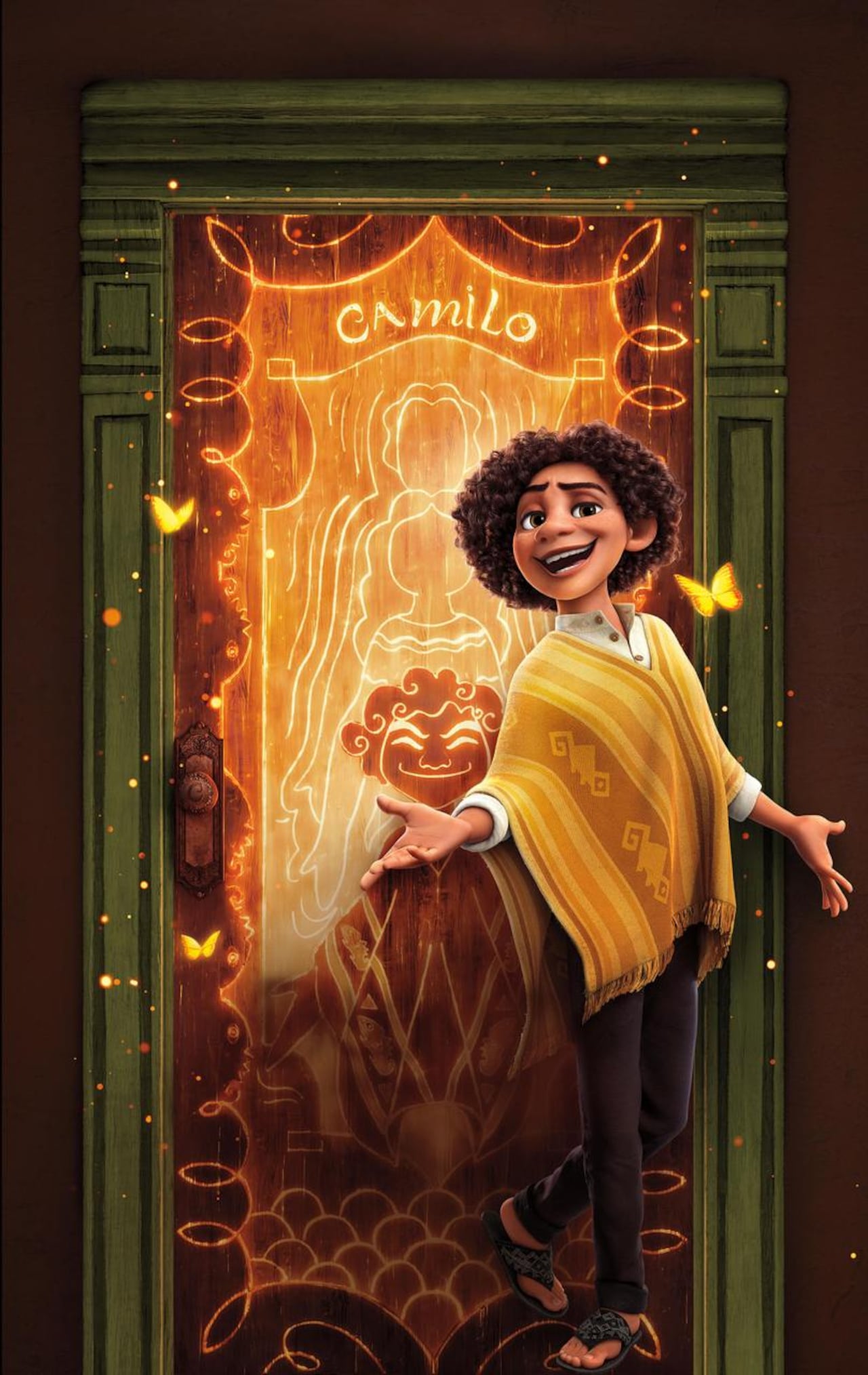 En la película Encanto hizo la voz de Camilo Madrigal y cantó No Se Habla de Bruno.