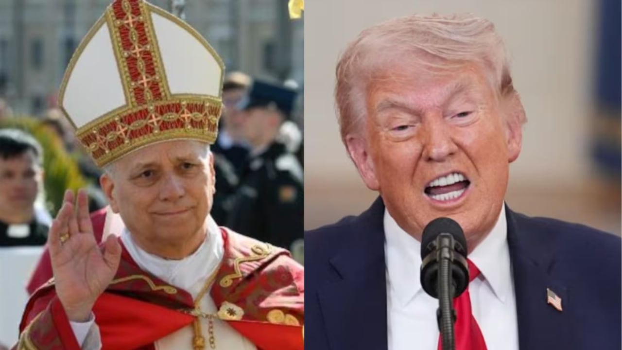 Papa León XIV y Donald Trump
