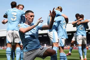 Phil Foden marcó en la goleada sobre Fulham