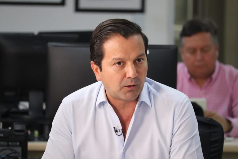 David Luna, precandidato presidencial en el conversatorio El Suroccidente Elige.