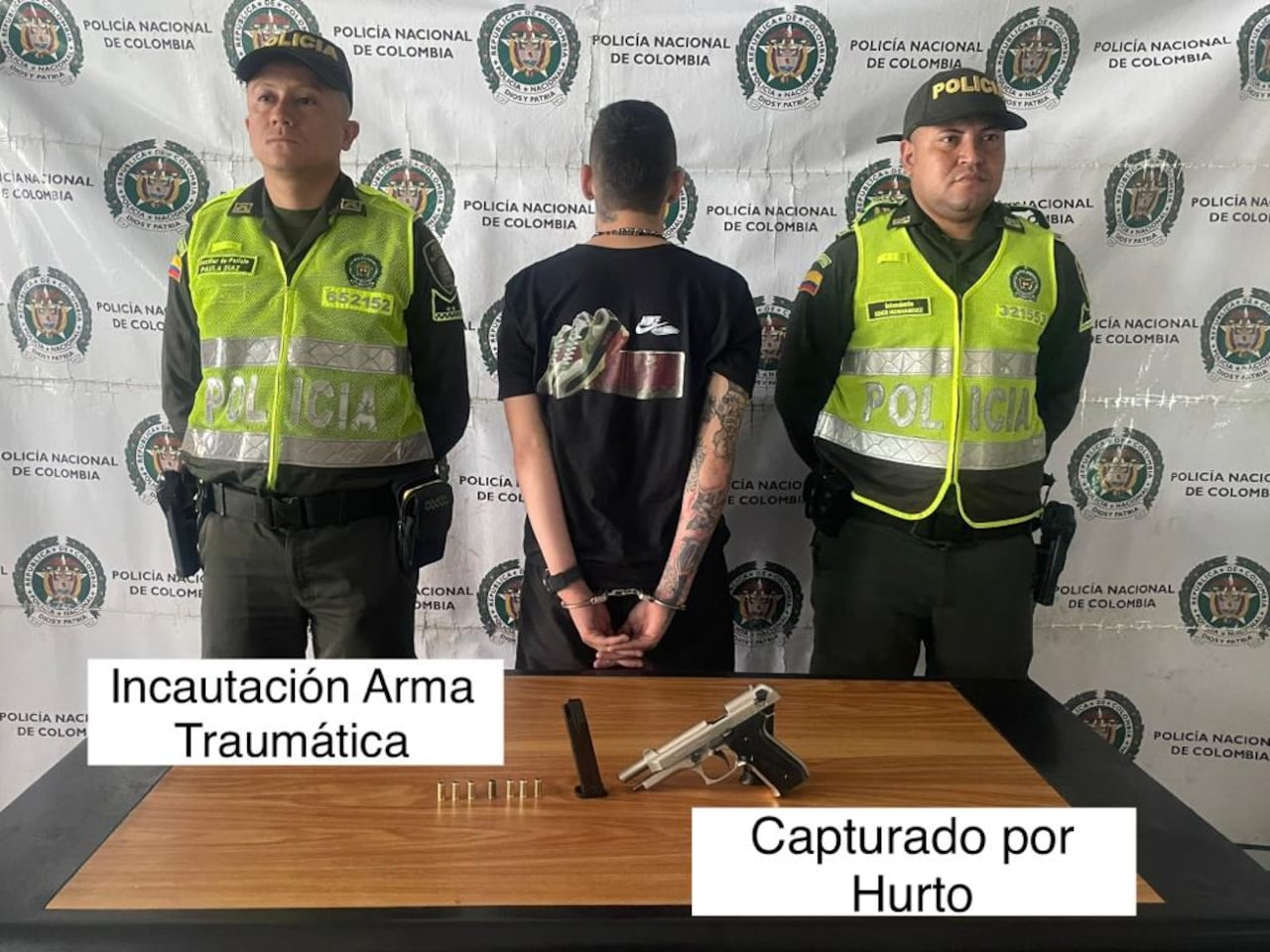 Hombre capturado por el delito de robo.