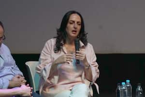 Representante a la Cámara Christian Munir Garces Aljure y la Senadora María Fernanda Cabal del Centro Democrático.