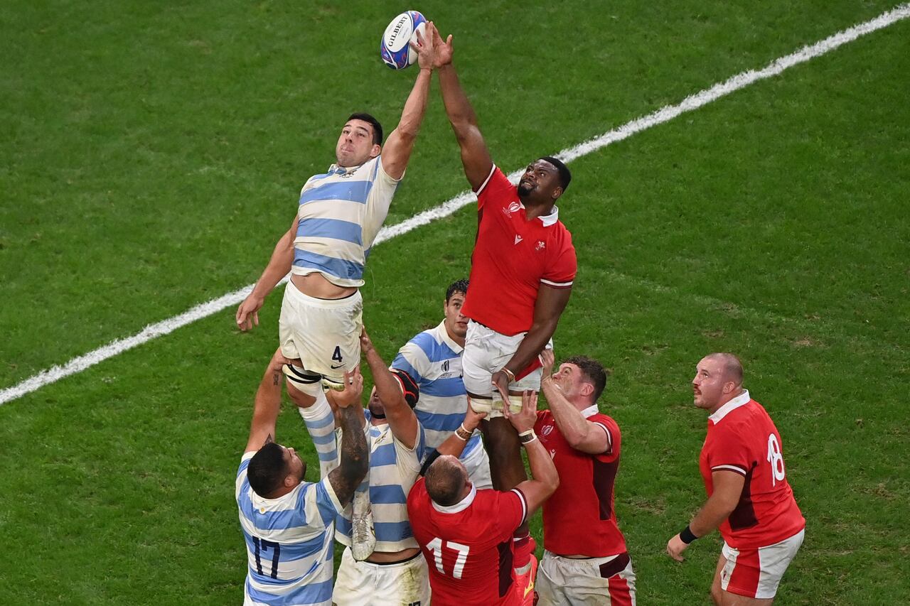 Los Pumas vencieron a Gales en los cuartos de final del Mundial de Rugby Francia 2023.