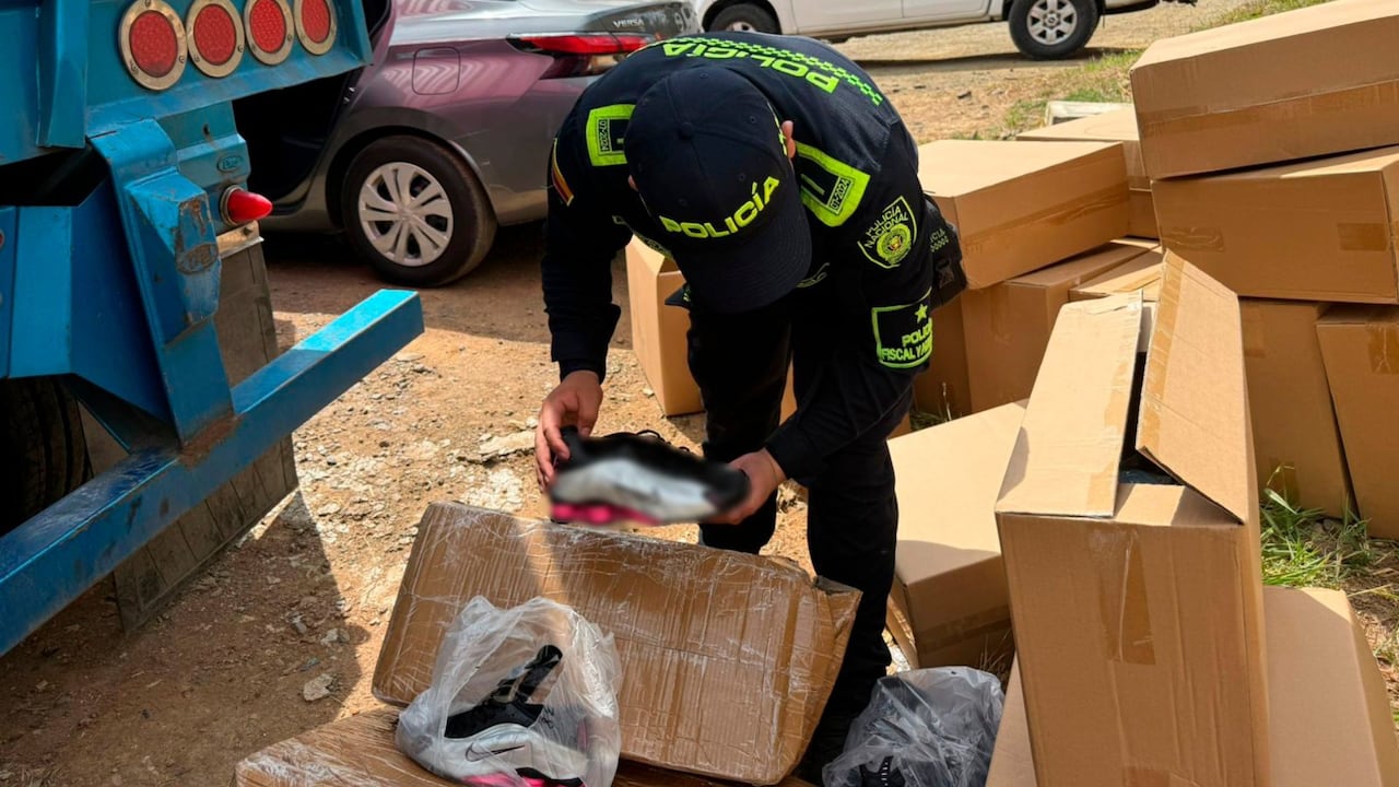 Mercancía de contrabando incautada en el Valle.