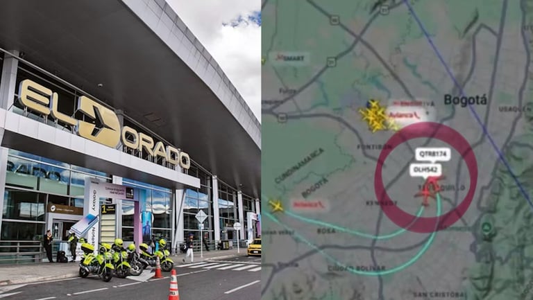 Avión ejecuta “go-around” en Aeropuerto El Dorado tras acercarse a otra aeronave en aterrizaje.