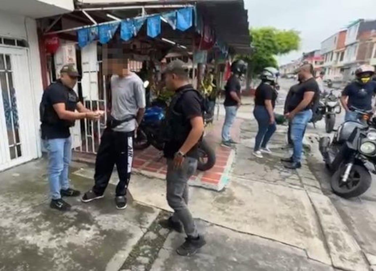 Los investigadores del Gaula de la Policía fueron estuvieron al frente de este operativo tras la denuncia de la victima.