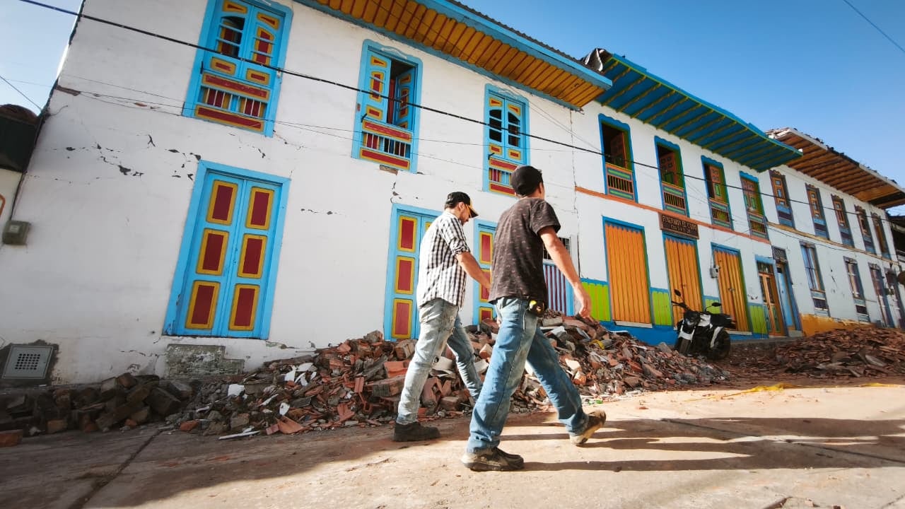Terremoto en el Valle del Cauca afectaciones en el municipio del Cairo norte del Valle
