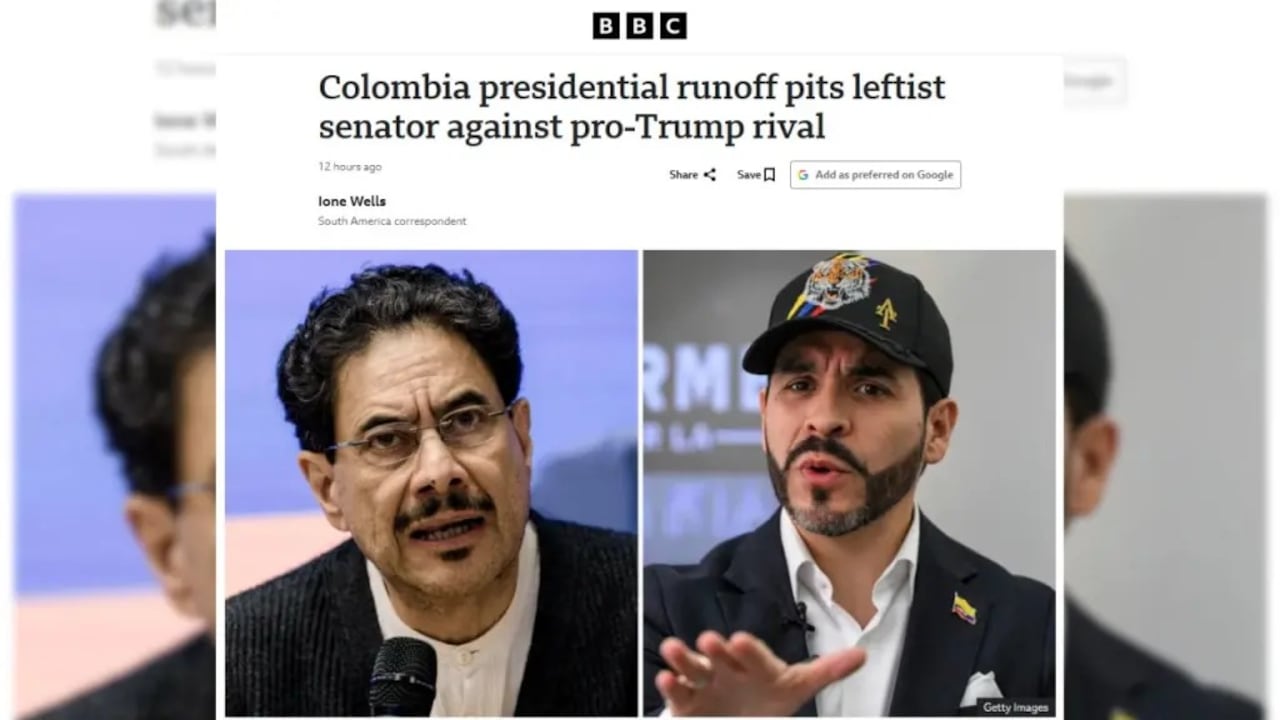 Periódicos, agencias y portales de distintos países siguieron de cerca los resultados de la primera vuelta presidencial en Colombia.