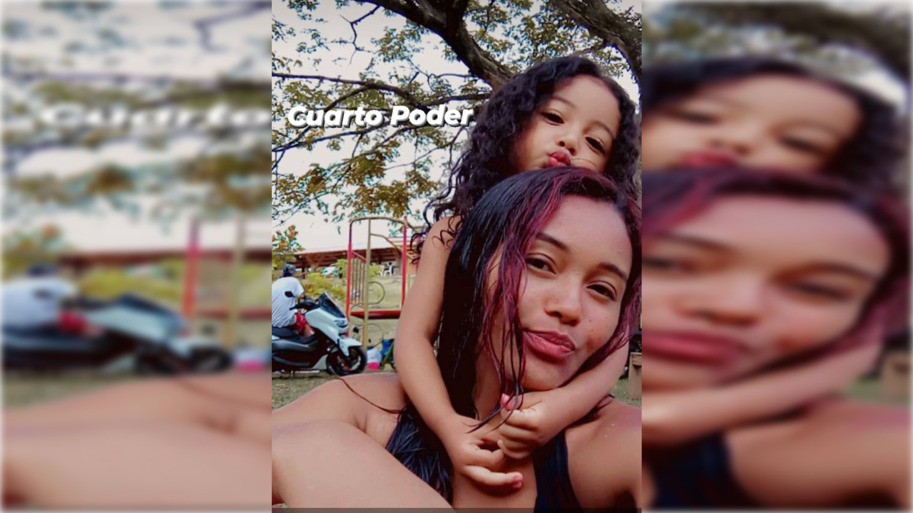 Karen Ximena León y su hija, Thael Elianis León