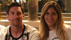 Lionel Messi y su hermana, María Sol Messi