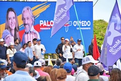 Paloma Valencia durante su intervención en Cali.