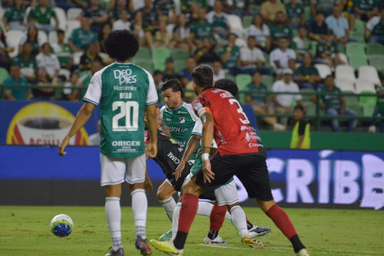 Momento del partido entre Deportivo Cali y Cúcuta Deportivo por la fecha 11 del segundo semestre de la Liga Colombiana 2026.