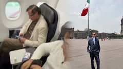 Petro fue sorprendido en un avión con la frase que identifica al Gobierno de De La Espriella
