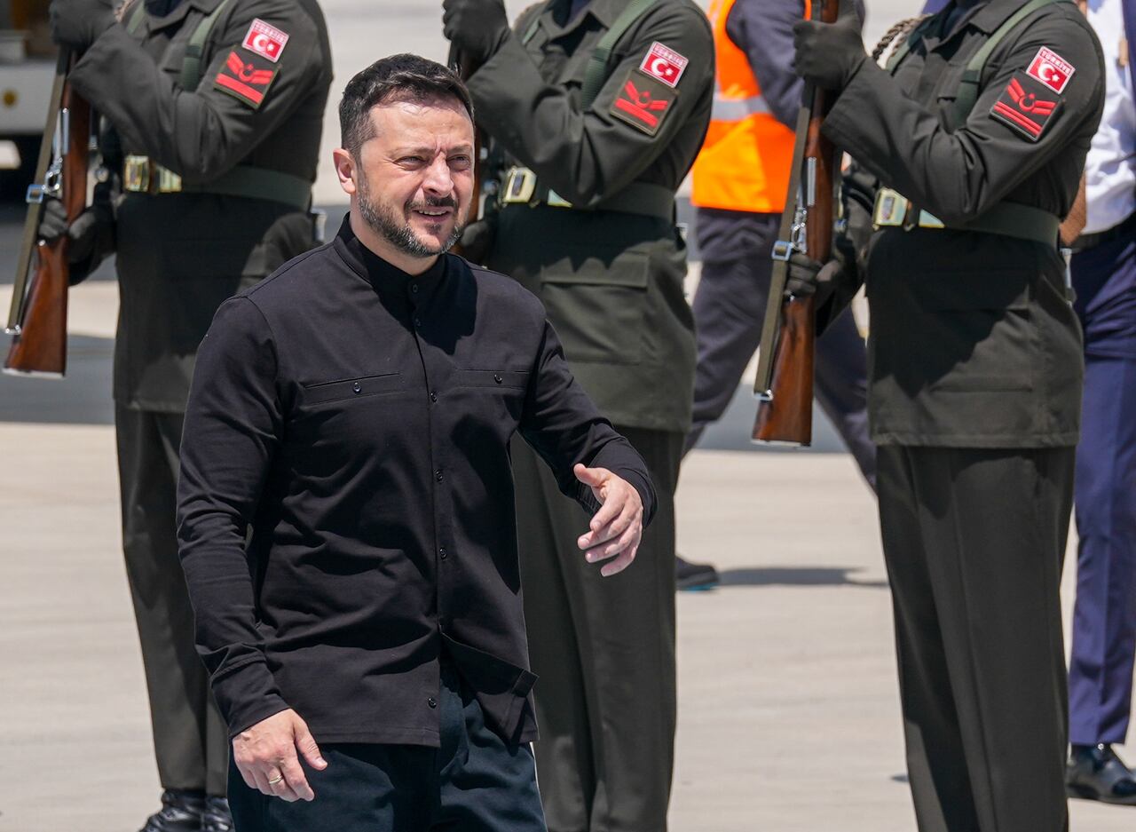 Volodimir Zelenski llegando a Turquía.